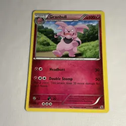 Granbull 23/39 Regular XY: Kalos Starter Set Pokemon TCG LP 2013 - Image 1