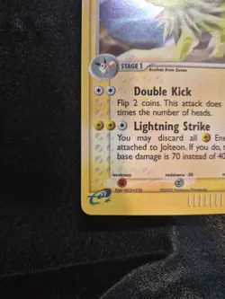 Pokemon Jolteon 6/100 Sandstorm Holo - Image 3
