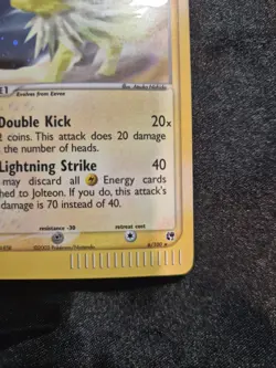 Pokemon Jolteon 6/100 Sandstorm Holo - Image 4