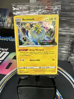 Pokemon SEALED Arctozolt SWSH036 SWSH Darkness Ablaze Prerelease Promo Pack!! - Image 1