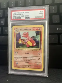 1999 Pokemon Charmeleon Base Set #24 PSA 9 Mint #24/102 Base Set 1999-2000 - Image 2