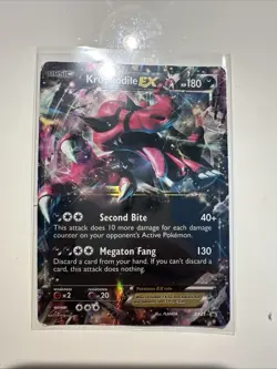 Pokemon TCG Krookodile ex XY25 Black Star Promo Holo LP - Image 1
