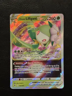 Pokemon TCG Hisuian Lilligant VSTAR Holo Ultra Rare Card Astral Radiance 018/189 - Image 1