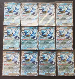 12 Lot Pokemon TCG EN.MEW EN 009/165 Blastoise ex Holo SE58 - Image 1