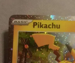 Pikachu Slight Ink Smudge Error COSMOS HOLO 018/091 Pokemon TCG NM Mint Rare - Image 1
