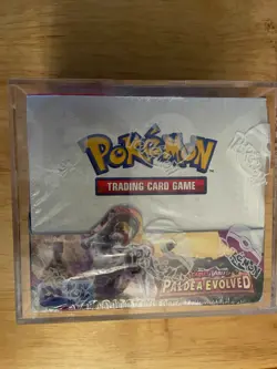 Pokemon TCG: Scarlet & Violet Paldea Evolved Factory Sealed Booster Box w/ case - Image 1