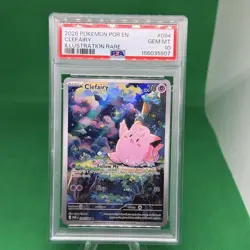 2026 POKEMON POR EN-PERFECT ORDER ILLUSTRATION RARE #094 CLEFAIRY PSA 10 - Image 1