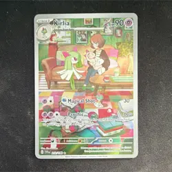 Pokemon Kirlia 212/198 Free Shipping Illustration Secret Rare Full Art NEAR MINT - Image 1