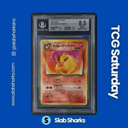 1997 POKEMON JP TEAM ROCKET #136 DARK FLAREON BGS 8.5 - Image 1
