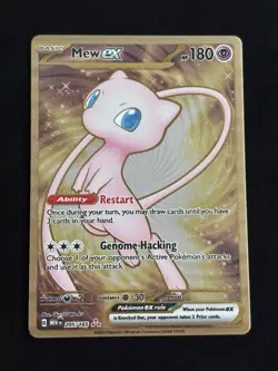 Mew ex - (151 Metal Card) 205/165 Scarlet & Violet 151 Promo Pokemon TCG - NM - Image 1