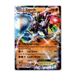Pokemon 2016 Zygarde ex 54/124 Ultra Rare Holo Fates Collide MP - Image 1