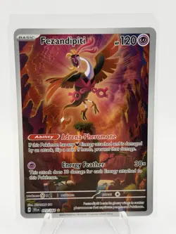 Pokemon TCG Fezandipiti 73/64 Shrouded Fable Illustration Rare - Image 2