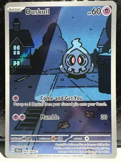 Duskull 068/064 Shrouded Fable 2024 IR Holo Rare Pokemon Card TCG - Image 1