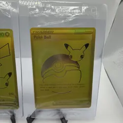 SEALED Pokemon Celebrations Pikachu V SWSH145 & Poke Ball SWSH146 Gold Promos - Image 3