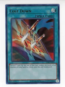 Yugioh! - Cost Down Dark Crisis DCR-EN053 Unlimited Ultra Rare 2020 Print NM - Image 1