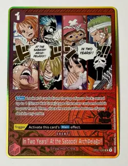 One Piece 2nd Anniversary (In Two Years!! At the Sabaody Archipelago!!) OP01-030 - Image 1