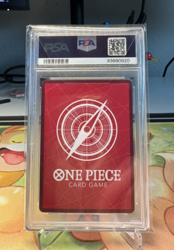 TRAFALGAR LAW 2022 ONE PIECE (OP01-002 L ALT ART) ROMANCE DAWN JAP PSA 10 - Image 2
