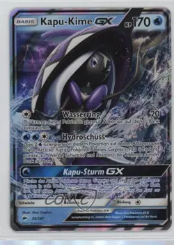 Tapu Fini GX German Pokemon Sun & Moon Burning Shadows #39 - Image 1