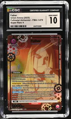 Union Arena GRADED Father 079 FMA SR⭐ 10 CGC ENGLISH - Image 1