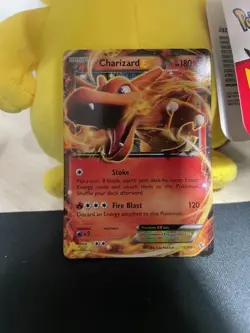 2014 Pokemon Flashfire Charizard EX 11/106 Full Art Ultra Rare Holo - Image 1
