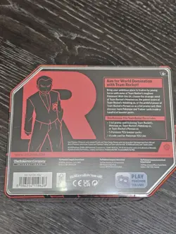 Pokemon Team Rocket MewTwo Tin New Sealed Destined Rivals *PREORDER* - Image 2