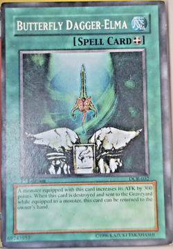 Yugioh Butterfly Dagger-Elma DCR-032 Trading Card Game - Image 1