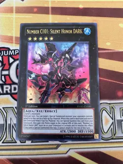 Number C101: Silent Honor LVAL-EN046 Ultra Rare NM 1st Edition Yugioh - Image 1