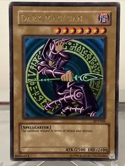 Yugioh Cards Dark Magician SDY-006 Ultra Rare Holo LP - Image 1