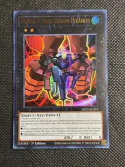 YuGiOh! - Number 2: Ninja Shadow Mosquito MP25-EN291 Ultra Rare 1st Edition NM - Image 1