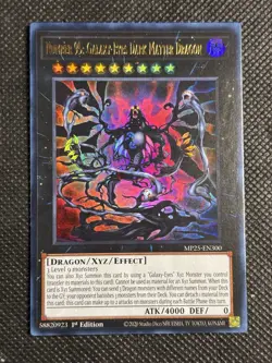 YuGiOh! - Number 95: Galaxy-Eyes Dark Matter Dragon MP25-EN300 Ultra Rare 1st NM - Image 1