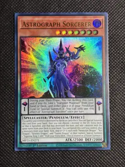 YuGiOh! - Astrograph Sorcerer MP25-EN271 Ultra Rare 1st Edition Near Mint - Image 1