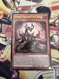 Primite Dragon Ether Beryl SUDA-EN015 - Ultra Rare 1st Edition NM Yugioh - Image 1