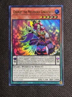 YuGiOh! - Couplet the Melodious Songstress MP25-EN181 Ultra Rare 1st Edition NM - Image 1