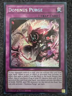 Yugioh Dominus Purge MP25-EN095 Prismatic Secret Rare 1st Edition NM - Image 1