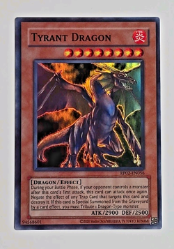 Yugioh Tyrant Dragon Super Rare RP02-EN056 Retro Pack 2 - Image 1