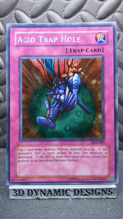 | Yugioh Acid Trap Hole DDS-005 Prismatic Secret Rare Video Game Promot NM 🔥 | - Image 1