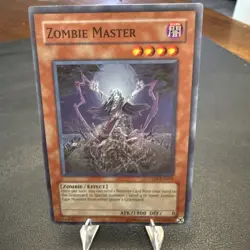 Yugioh! MP Zombie Master - TAEV-EN039 - Super Rare - 1st Edition Moderately Play - Image 1