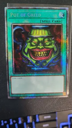 Yugioh Pot of Greed MP25-EN050 1st Edition Starlight Rare NM - Image 1