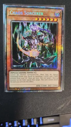 Yugioh Chaos Sorcerer MP25-EN019 1st Edition Starlight Rare NM - Image 1