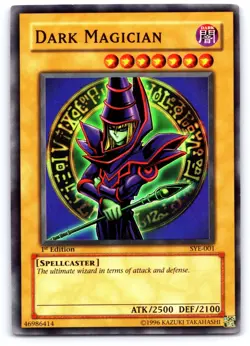Yugioh! Dark Magician SYE-001 Super Rare 1st Edition LP - Image 1