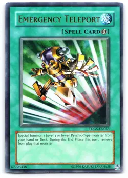 Yugioh! LP Emergency Teleport - TDGS-EN053 - Ultra Rare - Unlimited Edition LP - Image 1