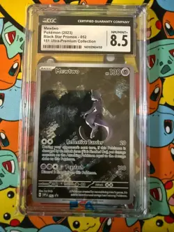 Mewtwo 052 Sv: Scarlet & Violet Promo Cards 2023 Holo Graded CGC 8.5 - Image 1