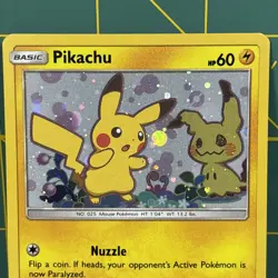 Pikachu Promo SM162 Team Up Blister Pokemon Card Excellent LP Sun & Moon Boxed - Image 3
