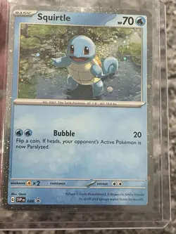 3 Card Set Bulbasaur Charmander Squirtle 151 Poster Collection Box Promo swirls - Image 3
