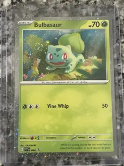 3 Card Set Bulbasaur Charmander Squirtle 151 Poster Collection Box Promo swirls - Image 4