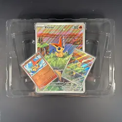Victini 3 Card Set Illustration Collection Box PROMO CARDS ONLY - Image 1