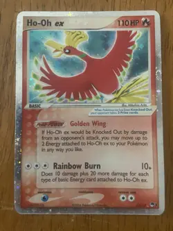 Ho-Oh ex 17/17 POP Series 3 Holo Rare Pokemon Card 2006 Vintage TCG - Image 1