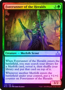 Forerunner of the Heralds FOIL Rivals of Ixalan NM Uncommon CARD ABUGames - Image 1