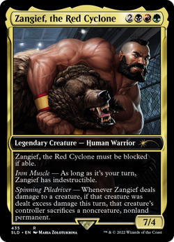 Zangief, the Red Cyclone (Secret Lair) FOIL Promo PLD Rare CARD ABUGames - Image 1