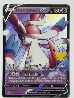 Pokemon TCG Celebrations Dark Sylveon v SWSH134 Black Star Promo Card - Image 1